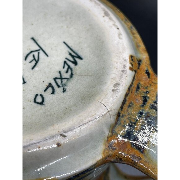 Vintage Ken Edwards Pottery El Palomar Tonala Large Quail Mug Studio Folk Art - Picture 6 of 9